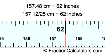 157.48 cm in inches