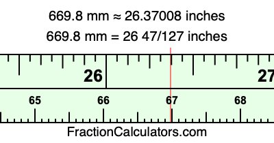 669.8 mm in inches