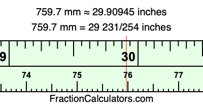 759.7 mm in inches