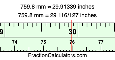 759.8 mm in inches