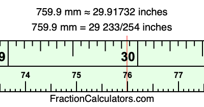 759.9 mm in inches