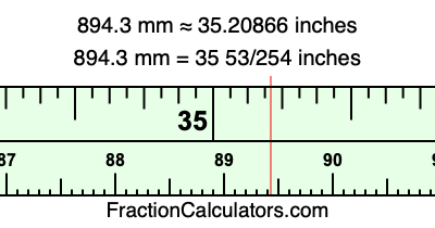 894.3 mm in inches