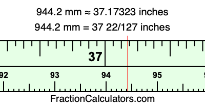 944.2 mm in inches
