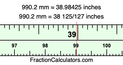 990.2 mm in inches