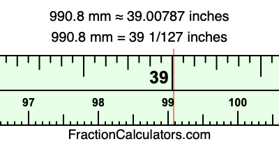 990.8 mm in inches