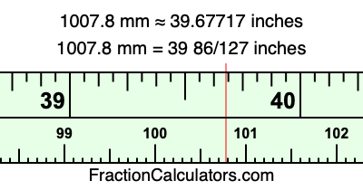 1007.8 mm in inches