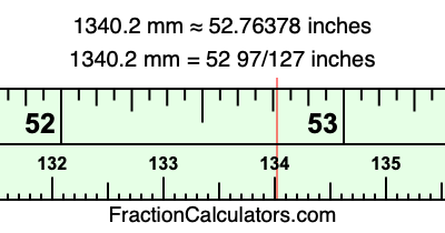 1340.2 mm in inches