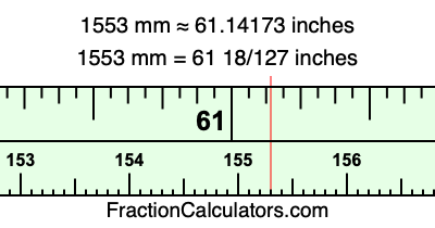1553 mm in inches
