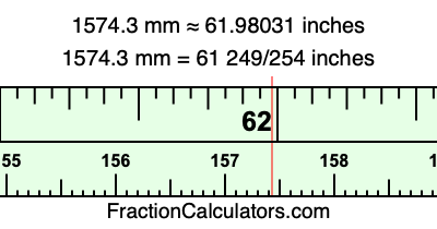 1574.3 mm in inches