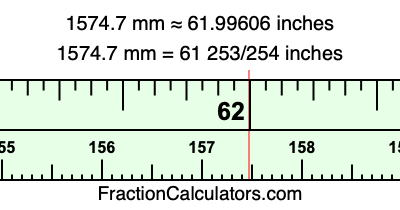 1574.7 mm in inches