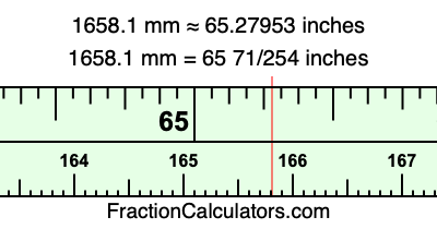 1658.1 mm in inches