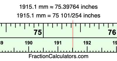 1915.1 mm in inches
