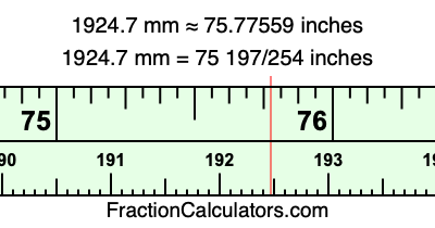 1924.7 mm in inches