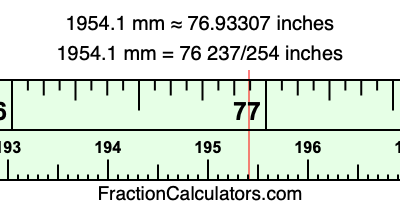 1954.1 mm in inches