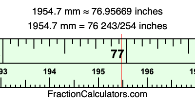1954.7 mm in inches