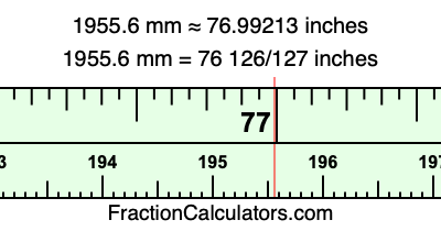 1955.6 mm in inches